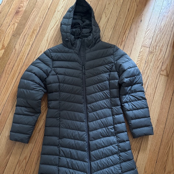Patagonia silent down parka jacket in forge grey - Picture 4 of 6